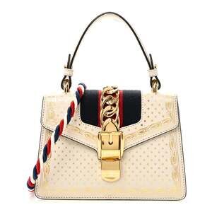 Gucci Calfskin Star Printed Mini Sylvie #250462G65B